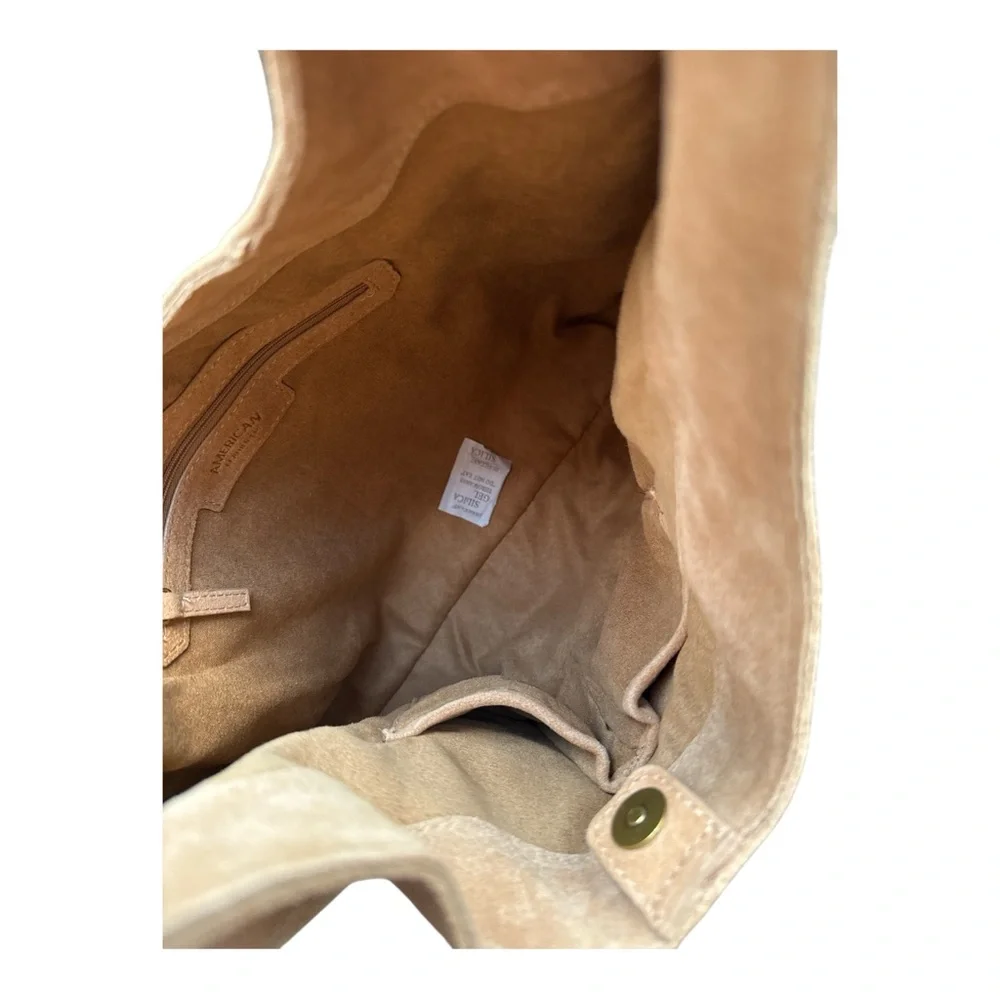 American Leather Co. Marietta‎ Knot Hobo 2.0 Nutmeg  Suede